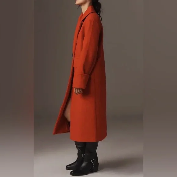 NWT NVLT Retro Coat Jacket Red Sz XL